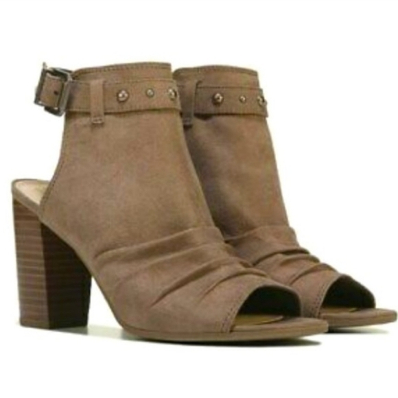 Circus by Sam Edelman Womens Emmy Ankle Heels Peep Toe Boots shoes sz 9.5 - Picture 1 of 12